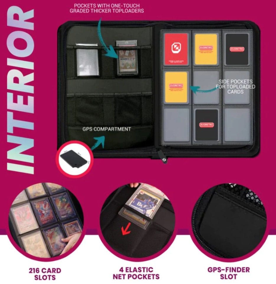 Evoretro Shield Toploader Binder 216 - mehrere Farben