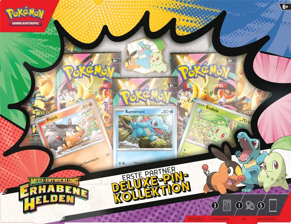 Pokémon TCG - Erhabene Helden, Deluxe Pin Kollektion - DE - PRE ORDER