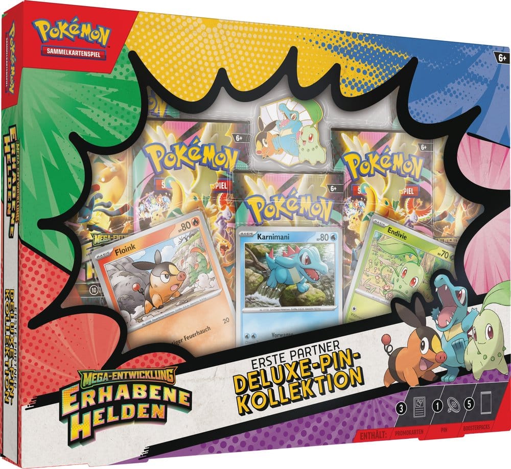 Pokémon TCG - Erhabene Helden, Deluxe Pin Kollektion - DE - PRE ORDER