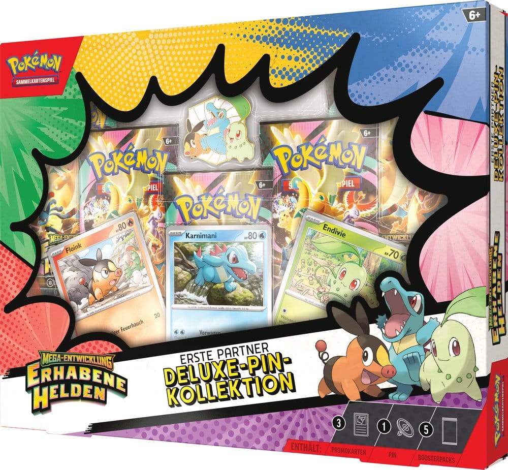 Pokémon TCG - Erhabene Helden, Deluxe Pin Kollektion - DE - PRE ORDER