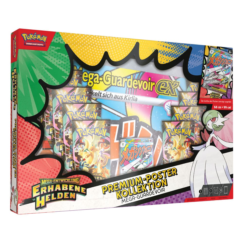 Pokémon TCG - Erhabene Helden, Premium Poster Kollektion Guardevoir - DE