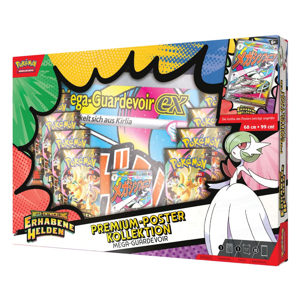 Pokémon TCG - Erhabene Helden, Premium Poster Kollektion Guardevoir - DE