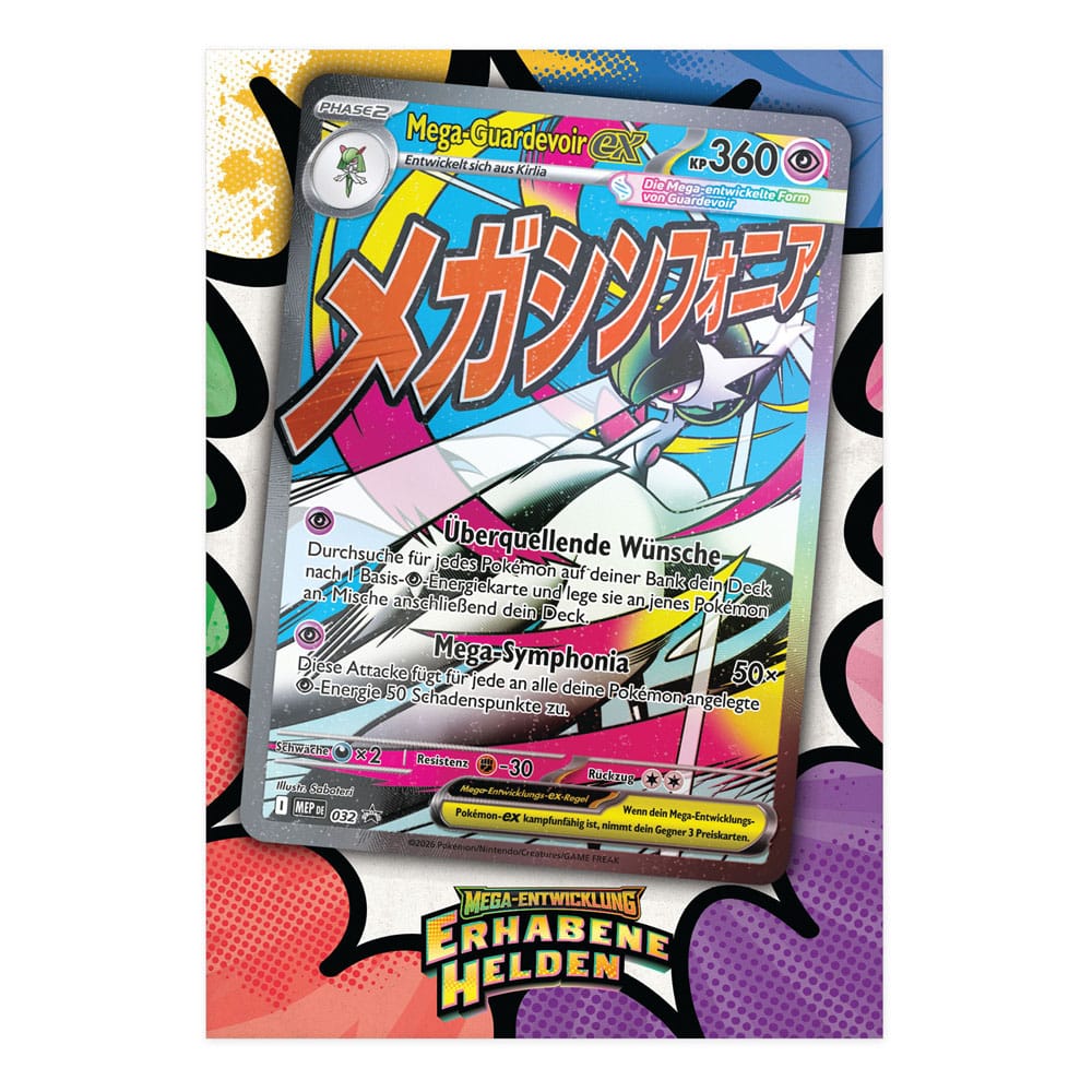 Pokémon TCG - Erhabene Helden, Premium Poster Kollektion Guardevoir - DE