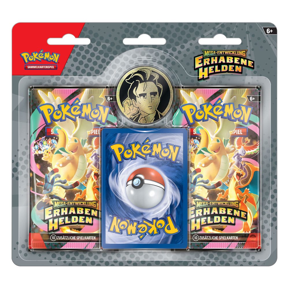 Pokémon TCG - Erhabene Helden, 2er Pack Blister - DE