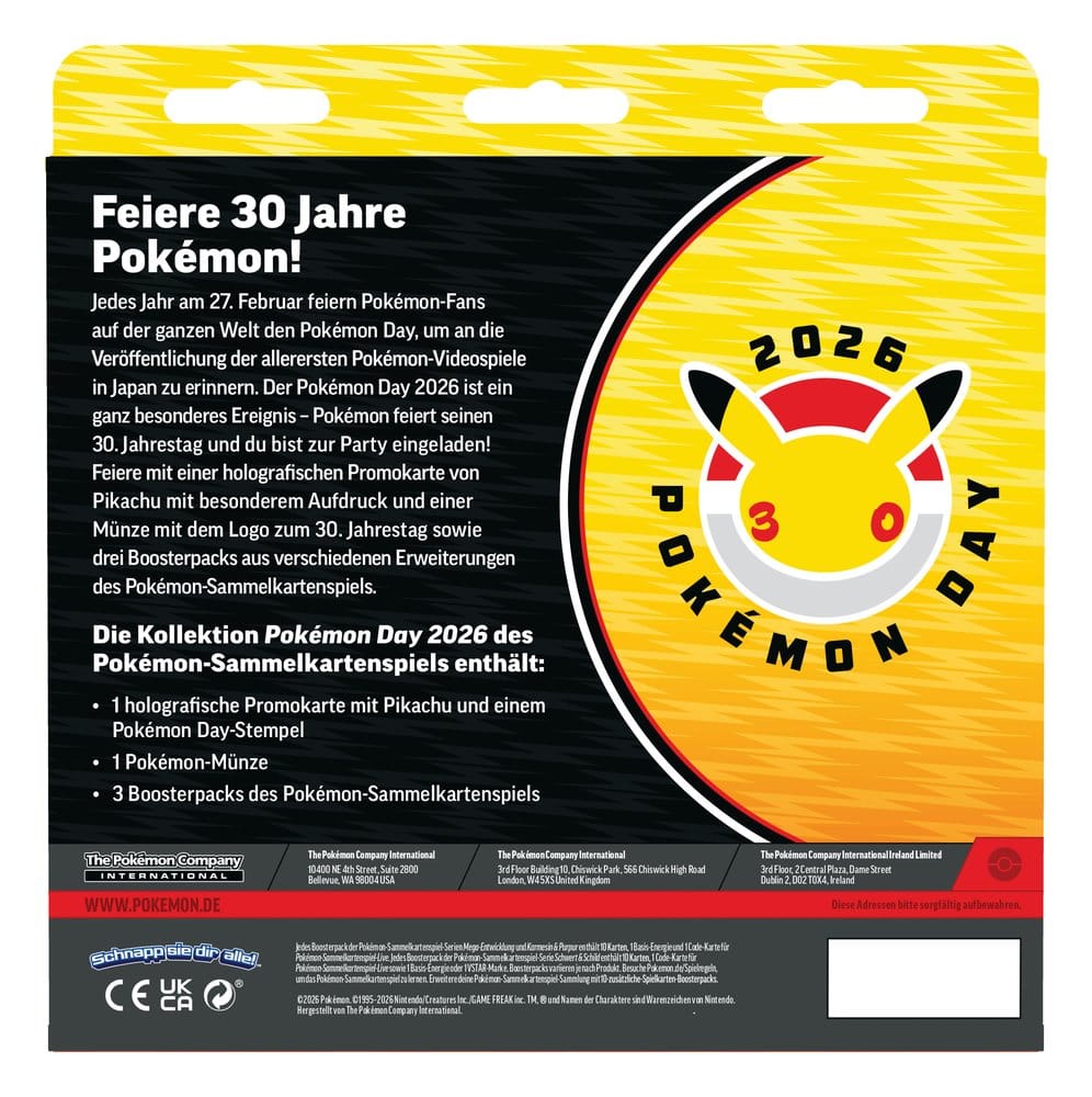 Pokémon TCG - Pokemon Day 2026 Kollektion - DE