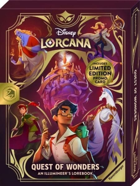 Disney Lorcana TCG Quest of Wonders - An Illumineer's Lorebook (with Promo) - EN