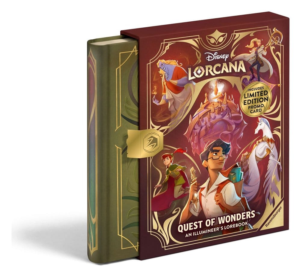 Disney Lorcana TCG Quest of Wonders - An Illumineer's Lorebook (with Promo) - EN